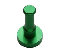 KOCKSHION Gancio da Parete Rotondo Design Semplice Verde in Alluminio Spaziale Appendiabiti Multifunzione e Salvaspazio per Accappatoi e Ombrelli per Bagno e Toilette