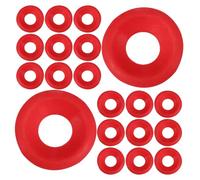 KOCKSHION Guarnizioni di Ricambio per Bottiglie Birra 35 Pezzi Anelli di Tenuta in Plastica Riutilizzabile Guarnizione del Tappo Antiperdita per Bottiglie Acqua Adatte per Uso Domestico