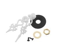 KOCKSHION Kit Lancette Orologio cucù Bianco in Plastica e Metallo Dado e Guarnizione, Facile Installazione per Riparazioni Orologi da Camera da Letto e Soggiorno