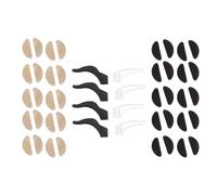 KOCKSHION Naselli per Occhiali in Silicone Bianco Antiscivolo, Set 1 Pezzo, Comodi e Riducono Peso Sul Naso, per Sport All'aperto e Attività Palla