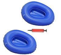 KOCKSHION Padella Gonfiabile Portatile per Anziani 2 Pezzi con Gonfiatore, Pieghevole, per Pazienti Letto e Sedia, Ausilio Sanitario per Uso Maschile e Femminile in Casa e Colore Casuale