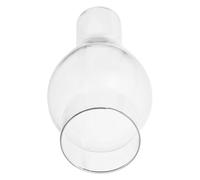 KOCKSHION Paralume in Vetro Trasparente per Lampada a Olio D’Epoca Ricambio per Lampada a Cherosene Copertura Antivento 35Mm Accessorio per Illuminazione D’Emergenza e Decorazione Casa