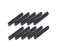 KOCKSHION Porta Inserti Avvitatore Esagonale 6,35mm in Plastica Nera 12 Fori, Custodia Organizzatore 10 Pezzi per Utensili e Avvitatori da Officina