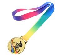 KOCKSHION Premio in Lega di Zinco Nastro, D’Oro per Ciclistiche e Sportivi, Riconoscimento per Competizioni e Eventi Ciclistici Scolastici