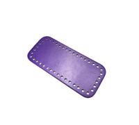 KOCKSHION Pu Leather Base Pad for DIY Crochet Bags Durable Glossy Finish for Handmade Knitting Projects Stylish Easy to Clean