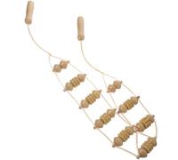 KOCKSHION Rullo da Massaggio in Legno e Migliora Resistenza Colore Casuale Impugnatura Ergonomica, 1,1m Previene Infortuni Muscolari per Muscoli per Fitness, Collo e Gambe