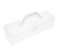 KOCKSHION Scatola per Pennelli da Pittura Portatile in Pp Bianco, Resistente all'Usura e Leggera, per Studenti per Progetti di Arte Fai-da-Te