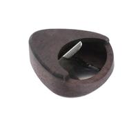 KOCKSHION Scatola Porta Plettro in Legno Marrone per Chitarra a Forma di Cuore Facile da Trasportare, Adatta per Plettro Standard e Jazz Durante le Esibizioni
