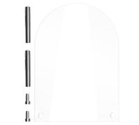 KOCKSHION Segnaposto per Matrimoni in Acrilico Supporto in Metallo, Design Trasparente Moderno per Indicare i Posti e Annotare i Nomi degli Ospiti, per Celebrazioni Speciali