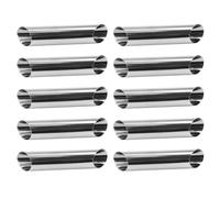 KOCKSHION Set 20 Pezzi Stampi da Forno in Acciaio Inossidabile per Cornetti e Cannoli, Resistenti alla Corrosione, Leggeri, per Pasticceria Casalinga