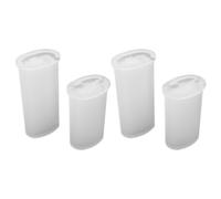 KOCKSHION Set 4 Pezzi Stampi in Silicone per DIY Custodia Accendino Forma Protettiva Bianco senza Crepe per Artigianato Fai da Te Mould Unico e Integrale