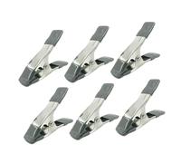 KOCKSHION Set 6 Pezzi Morsetti Molla in Ferro 4 Pollici per Supporto Sfondo Fotografico Alta Resistenza Robusti per Modellismo e Falegnameria