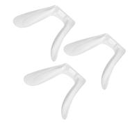 KOCKSHION Set di 3 Naselli Riutilizzabili per Occhiali, Protezioni Antiscivolo in Silicone senza Montatura, Accessori per Occhiali da Sole e Vista, Comfort per Naso