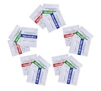 KOCKSHION Soluzione Tampone Ph in Polvere 15 Pezzi Ph4.01+6.86+9.18 per Calibrazione Misuratore Ph, Confezioni Singole Portatili per Acquari, Piscine e Acqua Potabile