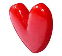 KOCKSHION Spilla Cuore Rosso Forma di Cuore per Donna Spilla da Bavero Accessorio Smaltato Carino e Resistente per Abbigliamento e Borse e Antiscivolo per Look Romantico