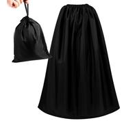 KOCKSHION Spogliatoio Portatile per Indumenti Mantello Mutevole 1,2 M Nero in Poliestere, Rifugio Privacy Aperto Versatile per Spiaggia, Campeggio e Attività All’aperto, Colore Casuale