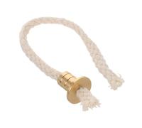 KOCKSHION Stoppino in Cotone Bianco per Lampade a Olio e Alcol, Leggero e Resistente per Uso Continuo, per Casa e Laboratorio Fibra di Cotone e Ottone
