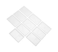KOCKSHION Strumento di Disegno Golden Ratio in Acrilico Bianco Scala ad Alta Precisione, Design Leggero per Pittura e Uso in Studio Modelli Geometrici