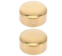 KOCKSHION Tappi Terminali in Acciaio Inox 2 Pezzi per Corrimano da Esterno Diametro 50 Mm, Coperture Protettive per Pali Ringhiera, Accessori Resistenti alle Intemperie per Montaggio