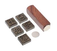 KOCKSHION Timbri Legno Zen per Calligrafia e Decorazione Motivi per Scrapbooking e Progetti Creativi
