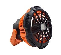 KOCKSHION Ventilatore Da Campeggio Con Luce Led Portatile e Ricaricabile Ventilatore Per Con Gancio Per Uso Esterno e Potente Flusso Aria