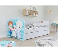 KOCOT KIDS Babydreams 2 Giorno, Legno d'ingegneria, Bianco, Letto per bambini