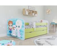 KOCOT KIDS Babydreams 2 Giorno, Legno d'ingegneria, Verde, Lettino da bambino