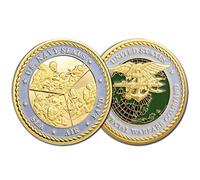 Kocreat Great American Commandos Sea Air Land Soldati Oro Moneta Fortunata Moneta Morgan Moneta Libertà Hobo Coin Souvenir Coin Sfida Moneta Replica Collezione
