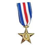 Kocreat US Silver Star Medaglia militare Bronze Star Souvenir Badge - WW2 USA URSS Military Badge Medal Collection Order of the Patriotic War Award Replica