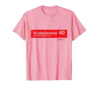 Kodachrome 40 Maglietta, Uomo, Rosa, L