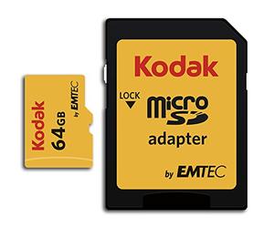 Kodak 1554128 Micro SD, 64GB