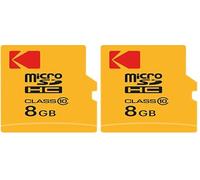 Kodak 8 GB microSDHC Scheda di Memoria Micro SD con Adattatore SD Class 10 (Confezione da 2)