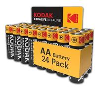KODAK | AA Batteries | Double A | Disposable Household Alkaline | 1.5V | 24 Pack