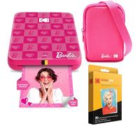 KODAK Barbie Step Slim Stampante Portatile e Wireless per Foto Istantanee Bundle Iniziale Barbie (Stile Iconico), Custodia Delue per Fotocamera Barbie, Carta Zink (20 Fogli)