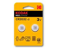 E_0002_S0420153 Kodak Batteria a Bottone a Litio Kodak CR2032 3 V (2 uds) Clima