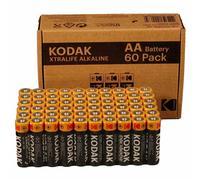 Kodak Xtralife Aa Alkaline Battery 60 Units Nero