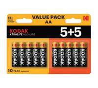 Kodak Batteria Alcalina Aa Xtralife Lr6 10 Unità