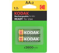 Kodak - batteria ricaricabile hr6 aa 2600mah blister*2