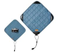 KODAK Camera Wrap Avvolgente per Fotocamera Taglia L 38,5 x 38,5 cm - Impermeabile, Antigraffio e antipolvere Protettivo per Fotocamera reflex, Obiettivo tele (Blu Acciaio) [un articolo]