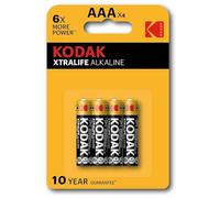 BATTERIA ALCALINA KODAK XTRALIFE AAA LR03 BLISTER * 4