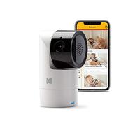 KODAK Cherish C125 Smart Baby Camera con app mobile - Fotocamera per bambini ad alta risoluzione con rotazione remota, inclinazione e zoom, audio bidirezionale