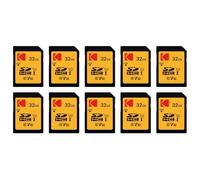 KODAK Confezione da 10 schede di memoria SDHC Ultra High Speed - 32 GB