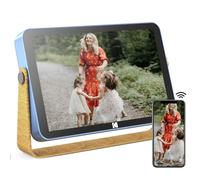 KODAK Cornice Digitale Foto, Cornice Digitale WiFi da 10 pollici, Batteria Integrata e Memoria da 16 GB, Touchscreen IPS HD, Calendario, Condivisione di Immagini, Musica e Video via App, E-mail o USB