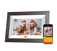 KODAK Cornice Digitale WiFi Cornice Foto Digitale, 7 Pollici HD IPS Touchscreen, Legno Cornici Elettronica con 32GB di Memoria, Portafoto Digitale Condivisione di Foto/Video via APP o Cavo di USB C