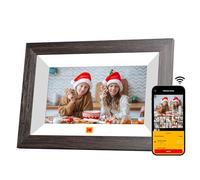 KODAK Cornice Digitale WiFi Cornice Foto Digitale, 7 Pollici HD IPS Touchscreen, Legno Cornici Elettronica con 32GB di Memoria, Portafoto Digitale Condivisione di Foto/Video via APP o Cavo di USB C