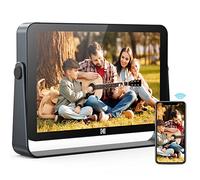 KODAK Cornice per foto digitale da 10" Wi-FI 6, touch screen Full HD 1200x1920, 32 GB, batteria 3800 mAh, presentazione e musica, tempo auto, condivisione via Wi-FI 2.4G/5G - nero