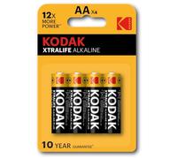 Kodak Xtralife Alkaline battery AA LR6 Blister of 4