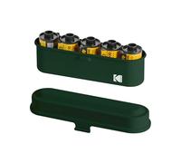 KODAK Custodia per 5 rotoli di pellicola da 35 mm, compatta, in acciaio, per ordinare e proteggere i rotoli di pellicola (oliva) (pellicola non inclusa)