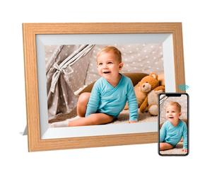 Kodak Digitaler Bilderrahmen Rcf-1012W 10 WiFi Hellbraun Weiss Cornice per foto