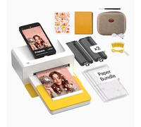 Kodak Dock Plus PD460, Stampante Fotografica Portatile per Smartphone, 10 x 15 cm, Confezione di Accessori da 50 Carte Fotografiche